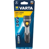 Käsivalaisin Varta Day Light Multi LED F10 - iskunkestävä alumiinirunko, valaisee 20 m