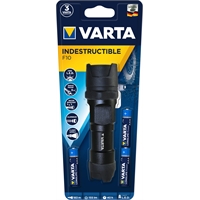Käsivalaisin Varta Indestructible F10 PRO - iskun- ja vedenkestävä taskulamppu, valaisee 183 m