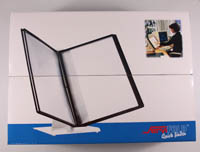 Pikahakuteline pöydälle Servifold 20 taskua valkoinen - sisältää myös taskut