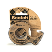 Teippi Scotch Magic 900 Eko 19mmx20m + katkoja - kasvi- ja kierrätysmateriaaleja sisältävä teippi