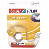 Teippi Tesa 2-puolinen 12mmx7,5m katkokela - ei sisällä liuotteita eikä PVC:tä