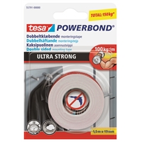 Asennusteippi tesa 55791 ultra strong 19mmx1,5m 2-puolinen