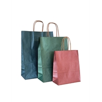 Lahjakassi vihreä kimalle 26x12x35 cm L /50 kpl tukkupakkaus