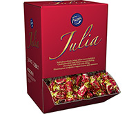 Suklaakonvehti Fazer Julia 3 kg - hienostunut tumma suklaa ja samettinen hedelmämarmeladi