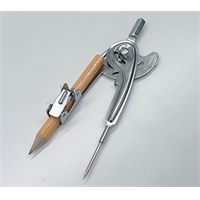 Lyijykynäharppi asteikolla metallinen - mukana lyijykynä