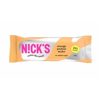 Proteiinipatukka Nick's vohveli appelsiini gluteeniton 40 g - ei lisättyä sokeria, ei palmuöljyä