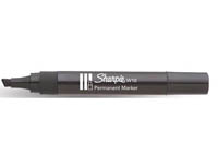 Huopakynä Sharpie W10 musta - tarttuu pysyvästi lähes kaikille pinnoille, valon- ja vedenkestävä