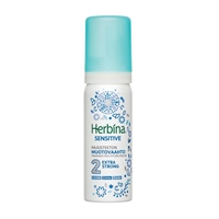 Muotovaahto Herbina Sensitive Extra Strong 50 ml - hajusteeton, lämpösuoja, myös Curly Girl -tuote