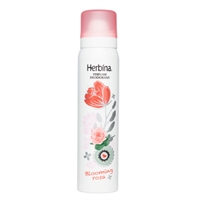Parfyymideodorantti Herbina Blooming Rosa 100ml - ihoystävällinen ja alumiiniton deodorantti