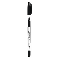 Huopakynä Sharpie Twintip kaksipäinen F+EF musta