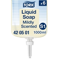 Nestesaippua Tork Mildly Scented S1 420501 1L /6 kpl