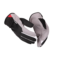 Talvikäsine Guide 762W 9 musta - kämmen synteettistä nahkaa ja kämmenselkä polyesteriä, täysvuorattu