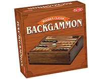 Lautapeli Backgammon puualustalla - taktinen lautapeliklassikko