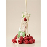 Siirry tuotteeseen Välipalapatukka Puhdas Snack Raspberry & White Cacao 40 g - vadelmaa ja vegaanista valkosuklaata