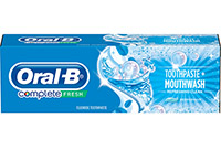 Hammastahna Oral-B Complete Mouthwash & Whitening 75 ml - sis suuvettä, tilaa tukkupakkaus