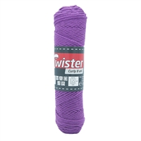 Puuvillalanka Curly lila 50g - virkkaa tai neulo, Öko-Tex-standardi 100 -sertifikaatti