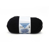 Neulelanka Perfect Premium 6 musta 50g - 75 % villa, 25 % polyamidi, OEKO-TEX® Standard 100