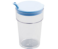 Juomalasin nokkakansi vaaleansininen PP-muovi