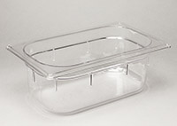 Siirry tuotteeseen Tarjoiluastia - GN-astia 1/4-100 Inoxmacel 2,5L PC-muovi