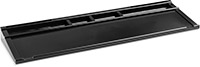 Iso kalenteriteline musta muovi 550 x 165 mm