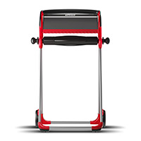 Lattiateline Tork W1 -vetopaperirullille puna/musta 652008 - kevyt siirrellä pyöriensä avulla