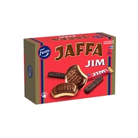 Siirry tuotteeseen Keksi Fazer Jaffa Jim 300 g - ei palmuöljyä