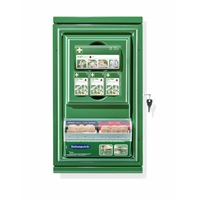 Ensiapukaappi pieni Cederroth 291400 haavanhoitopisteellä