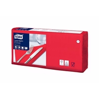Lautasliina Tork 33x33cm 2-krs punainen/200