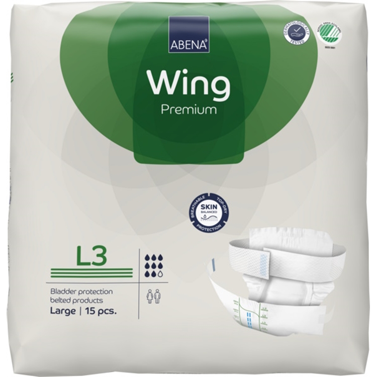 Vyövaippa Abena Wing L3 Premium /15 kpl pkt