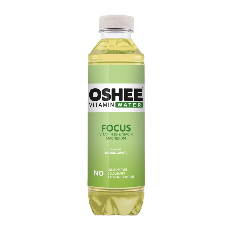 Vitamiinivesi Oshee Fokus Mango Guava 0,555 L
