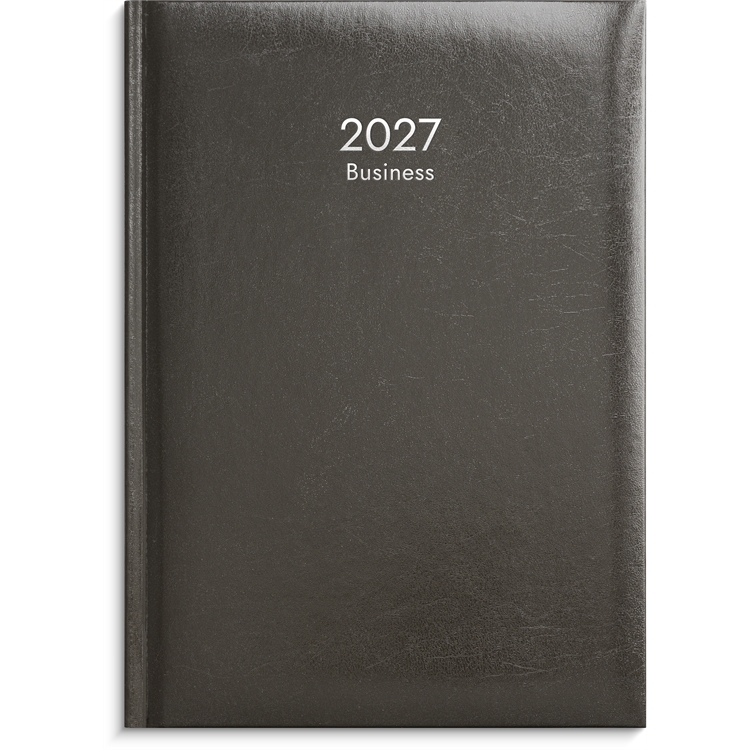 Kalenteri Business A5 sidottu musta 2027