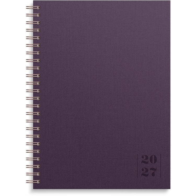 Kalenteri Business Textile luumu 2027