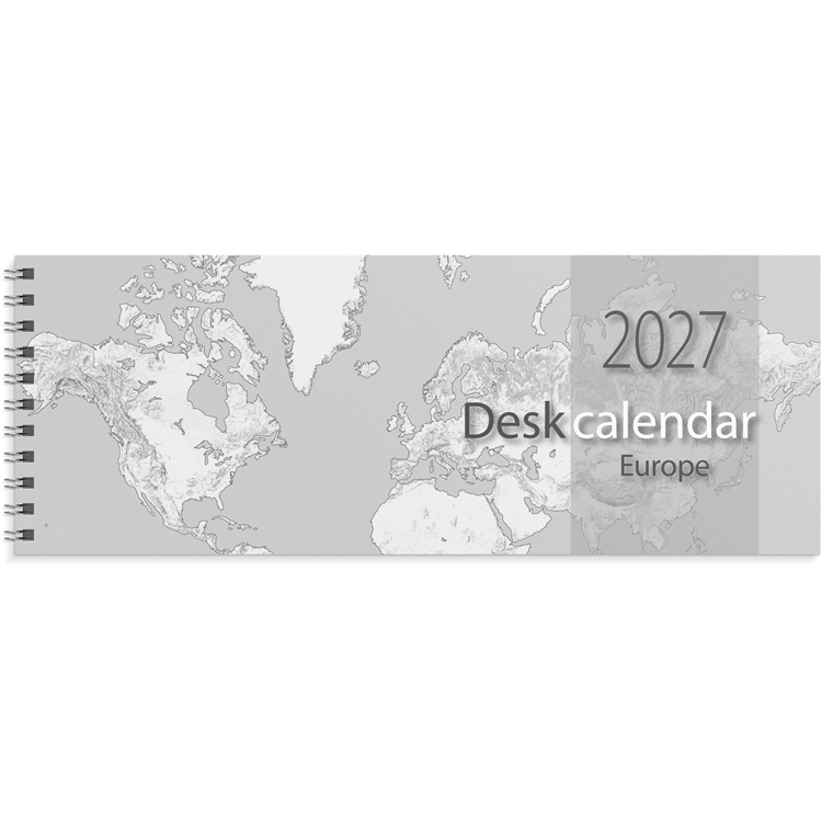 Kalenteri Desk calendar Europe 2027