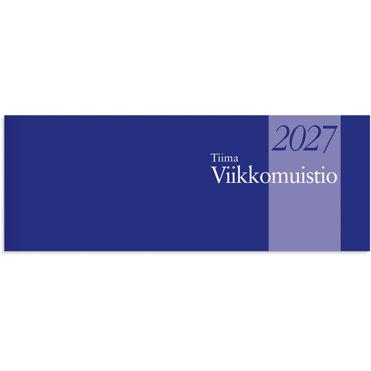 Pöytäkalenteri Tiima Viikkomuistio sidottu 2027