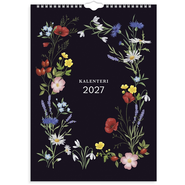 Seinäkalenteri Kukka 2027