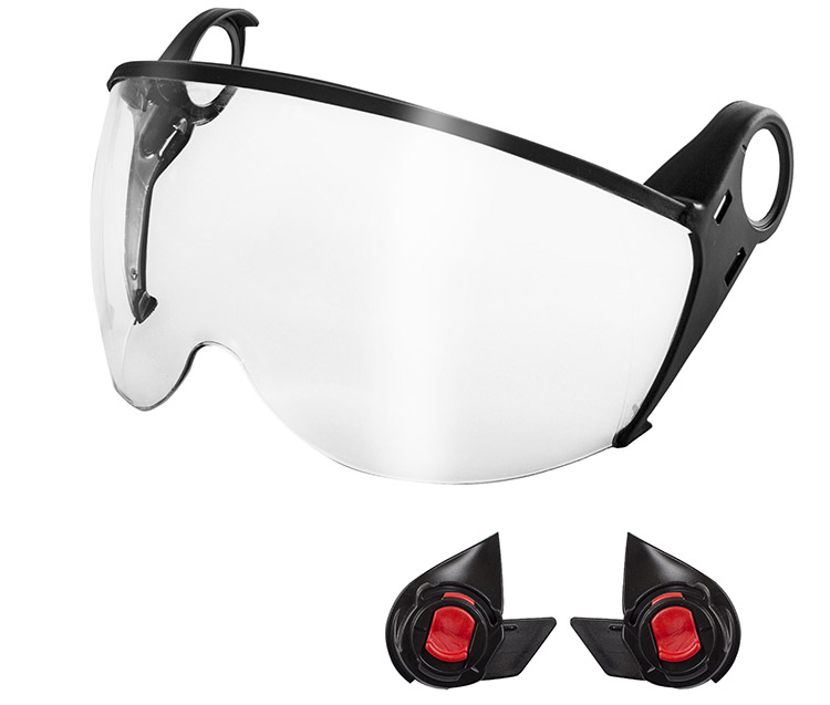 Visiiri Kask Zenith ja EasyClick -pikakiinnikkeet - myös silmälasien päälle, huurtumisenesto