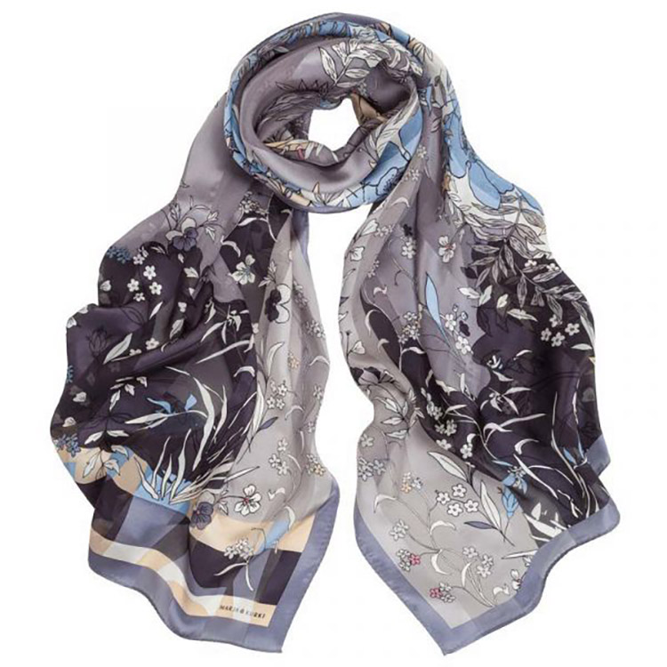 SILKKIHUIVI 55X180CM LUONNON SYLISS HAR