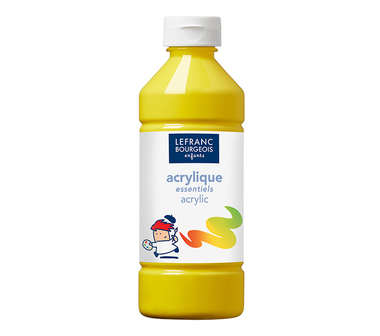 Akryyliväri Lefranc & Bourgeois keltainen 500 ml