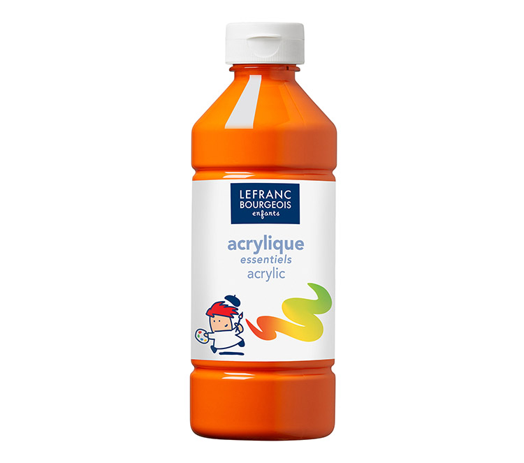 Akryyliväri Lefranc & Bourgeois oranssi 500 ml