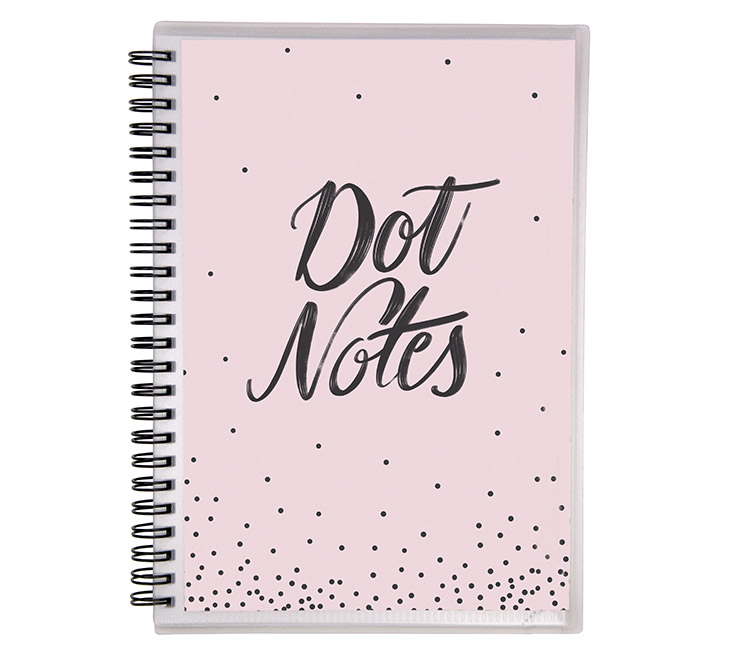 Muistikirja Burde A5 /70 DotNotes PP-kansi