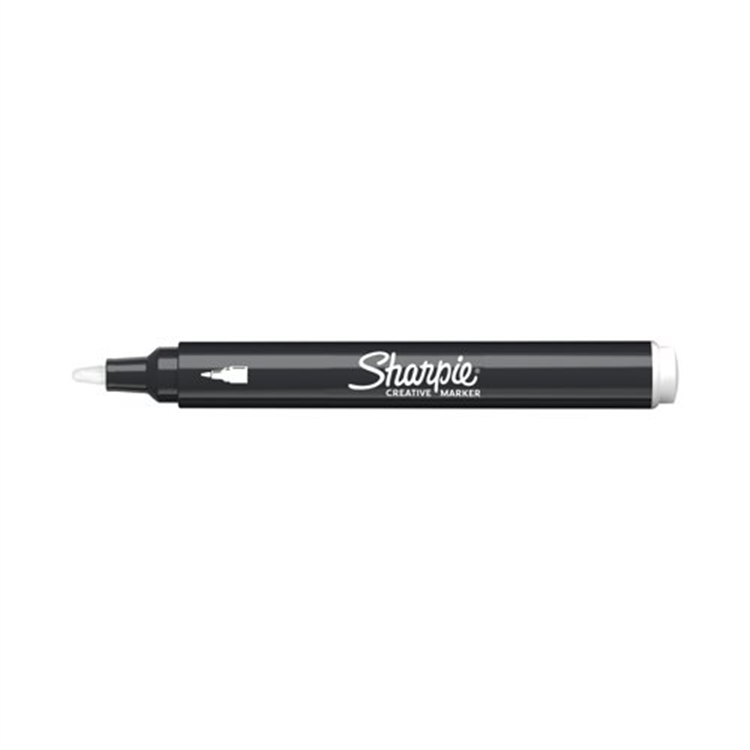 Akryylitussi Sharpie Creative Marker valkoinen - maalimainen peittävä muste