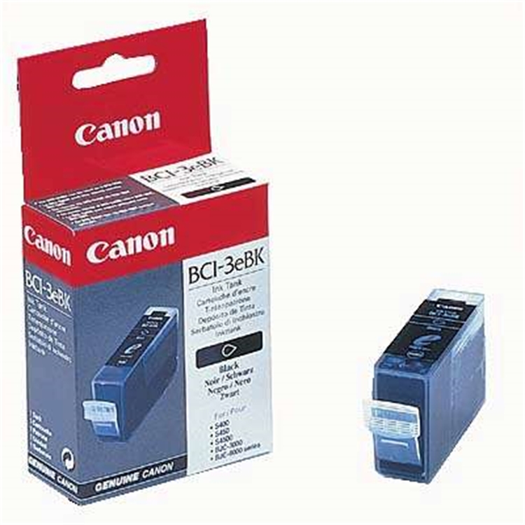 Värikasetti Mustesuihku Canon BCI-3EBK musta