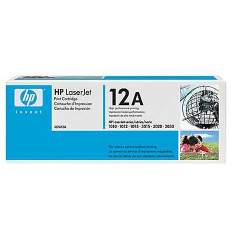 Värikasetti Laser HP Q2612A LJ 1010 musta