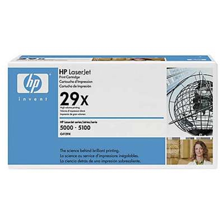 Värikasetti Laser HP C4129X LJ 5000 musta