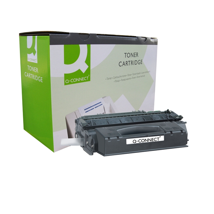 Laservärikasetti Q-CONNECT HP Q7553X musta