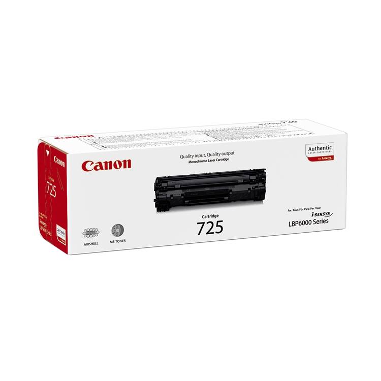 Värikasetti Canon 725 LBP6000 LBP6020  LBP6030 musta