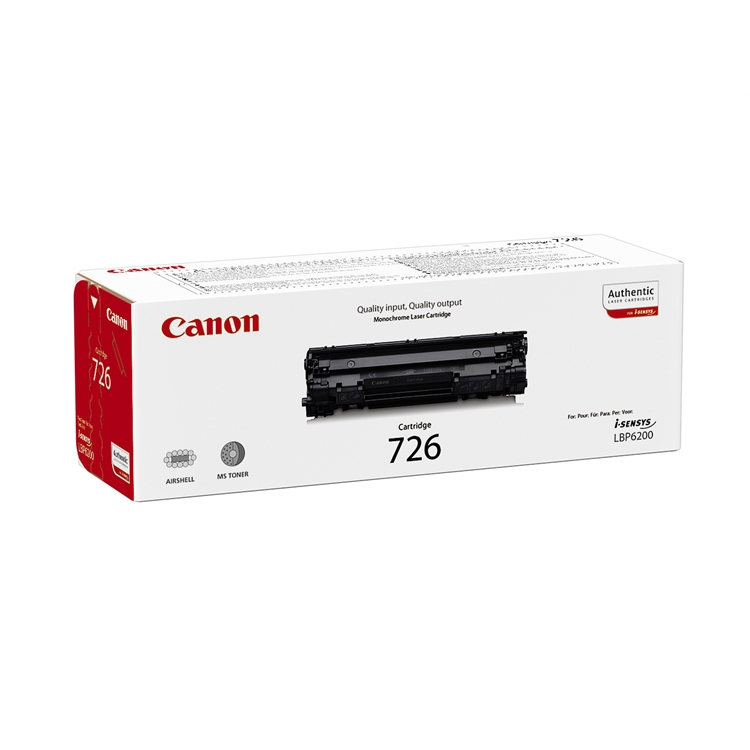 Värikasetti Canon 726 LBP6200D musta
