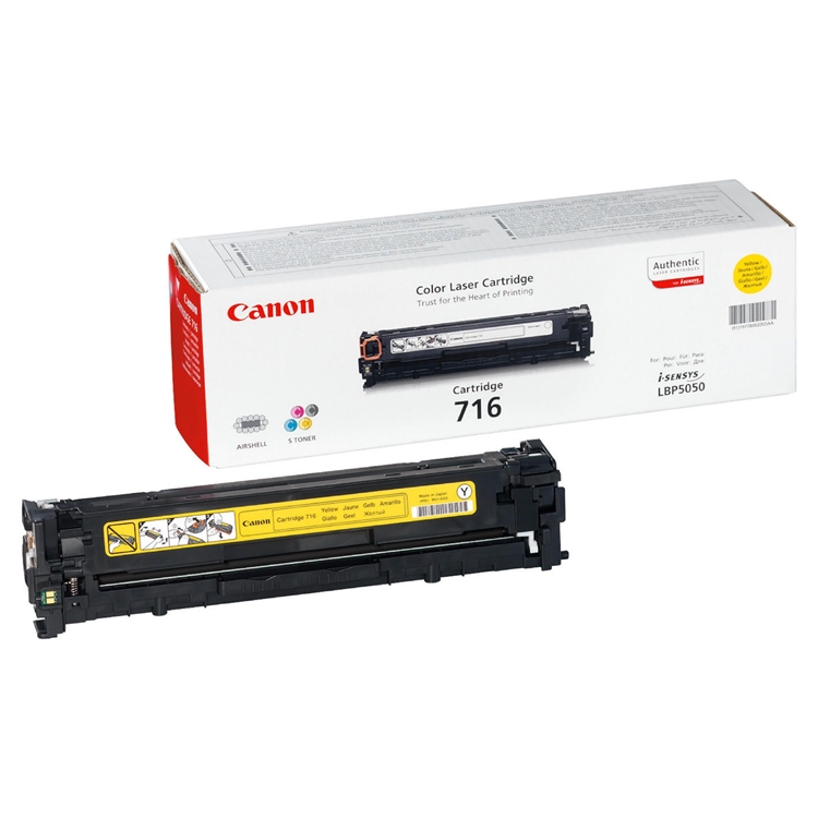 Värikasetti Laser Canon 718 MF8330/8350/LBP7200C keltainen