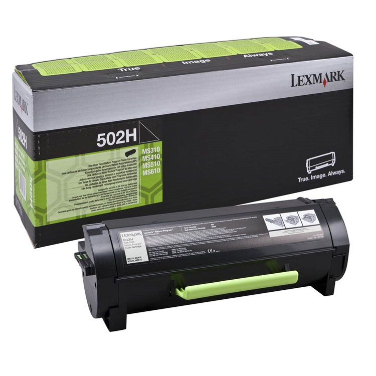 Värikasetti laser Lexmark MS310 410 510 610 musta 50F2H00