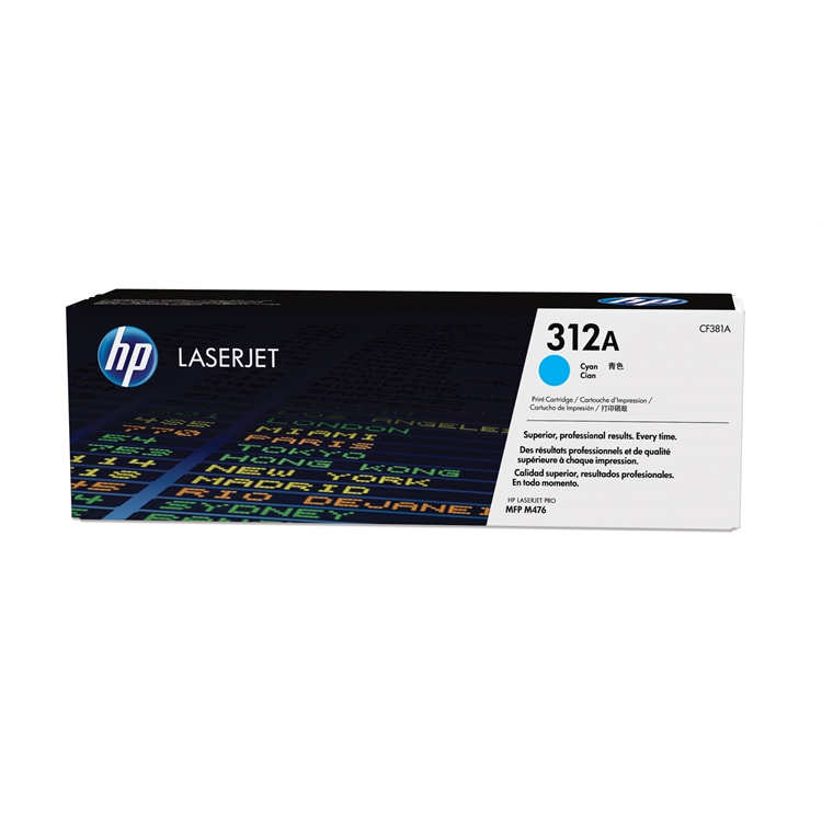 Värikasetti Laser HP CF381A CLJ Pro MFP M476 sininen